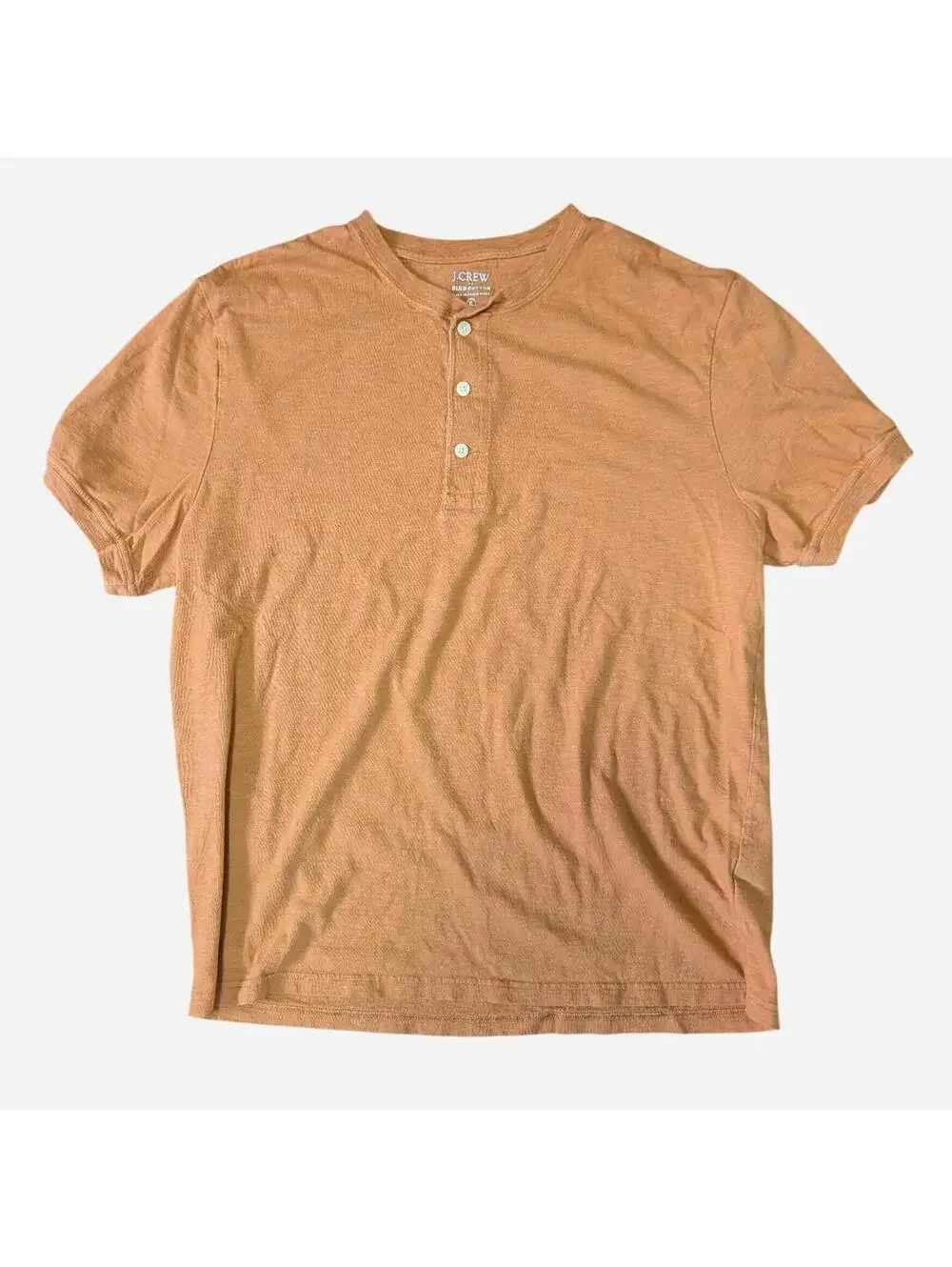 J.Crew Men's Mustard Orange Henley XL
